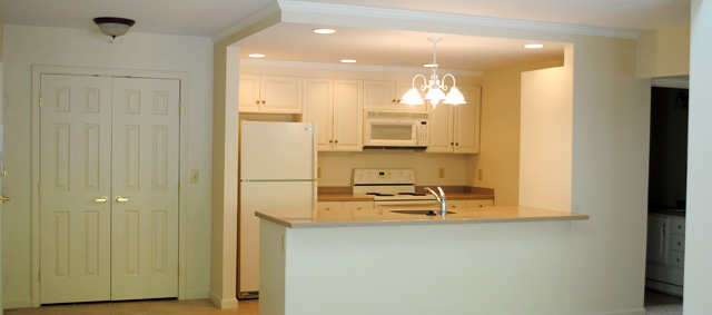 Center Hill Apartments - inside kitchen view